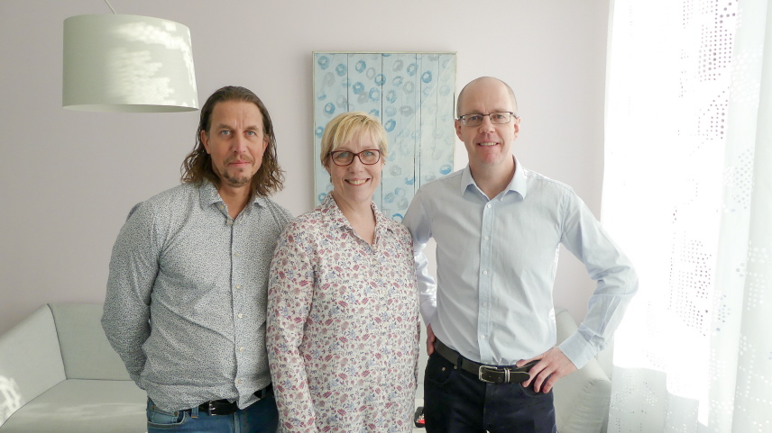Jesper Nietsche, Marie-Louise Ollén och Björn Skånsberg.