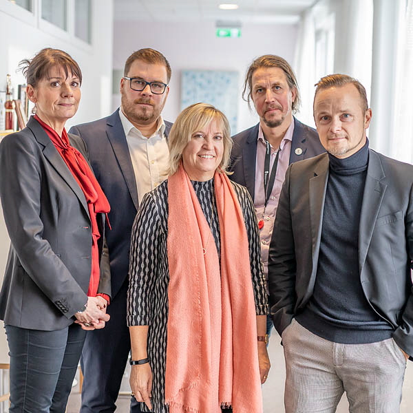 Ulrika Borg, Christopher Cameron, Lena Egelin, Jesper Nietsche och Jörgen Nilsson