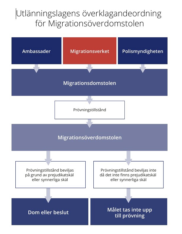 Överklagandeprocessen Migrationsöverdomstolen