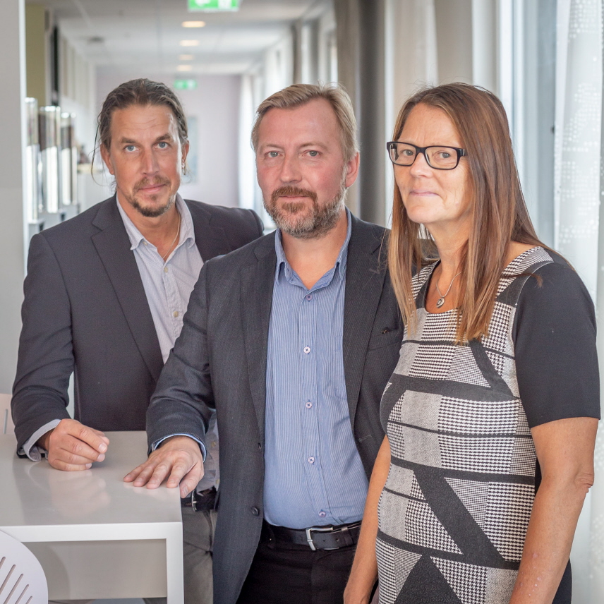 Jesper Nietsche, Fredrik Bohlin och Kristina Ståhl