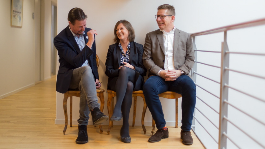 Jesper Nietsche, Ylva Norling Jönsson och Johan Kvart.