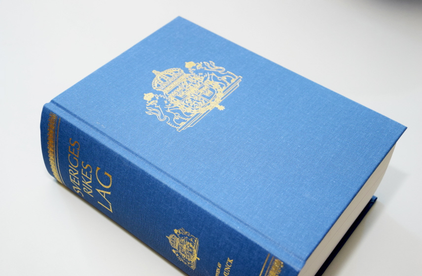 Bild på lagbok, tagen av Alexandra Alvlilja.