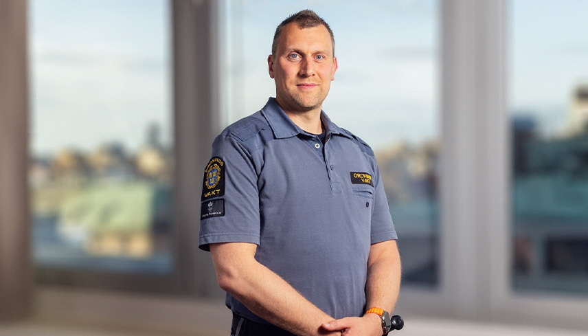 Kristian Hagstedt, ordningsvakt och samordnare