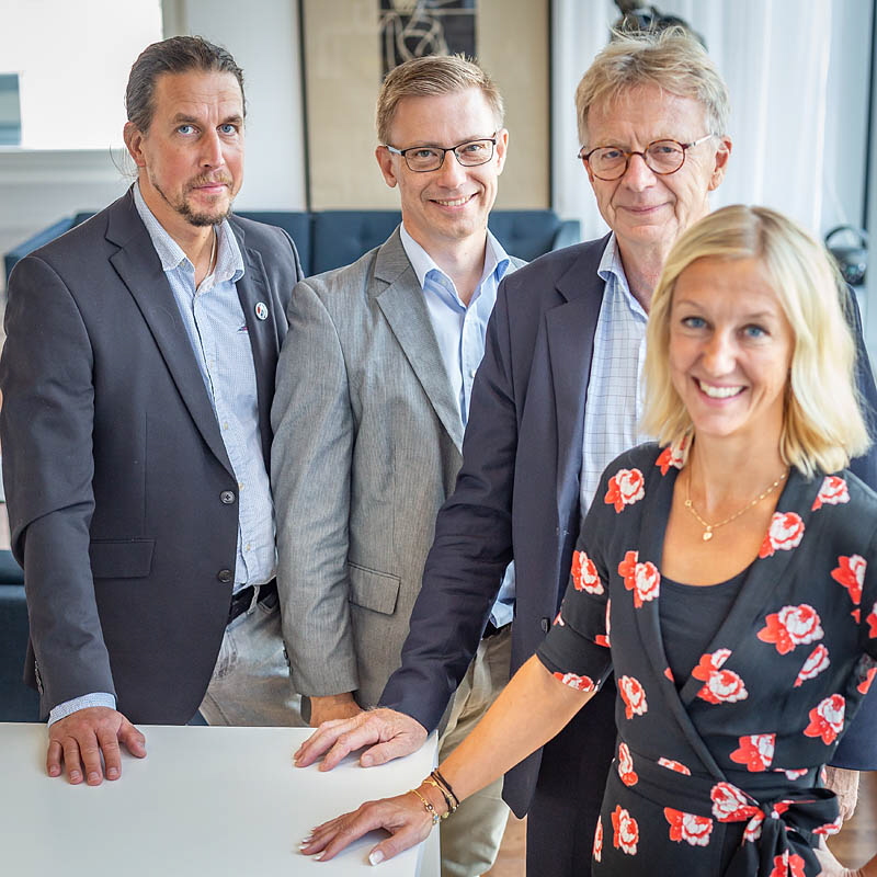 Jesper Nietsche, Fredrik Löndahl, Ralf G Larsson och Emma Regnér