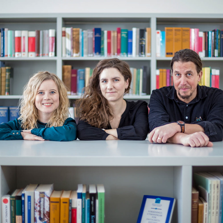 Linn Brewer, Ingrid Söderquist och Jesper Nietsche