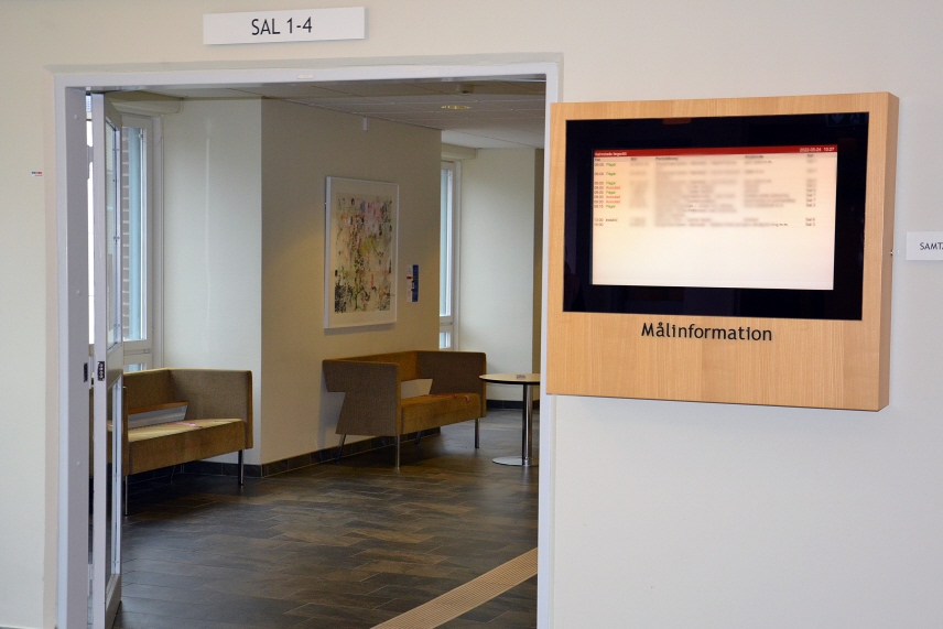 Digital informationstavla.