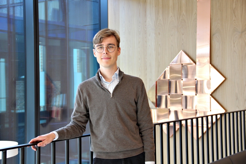 Foto: Nils Anton Andersson Ström, studentmedarbetare på Förvaltningsrätten i Malmö