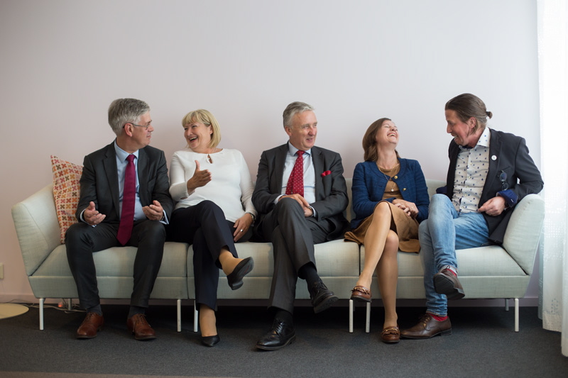 Anders Hagsgård, Mari Heidenborg, Fredrik Wersäll, Ylva Norling Jönsson och Jesper Nietsche.